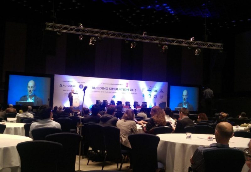 Raghu Sunnam presented at the prestigious Building Simulation Conference (BS2015) in Hyderabad, India