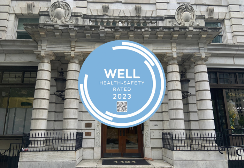 1424 K Street NW Baumann Consulting's Washington DC office WELL Health Safety Rating
