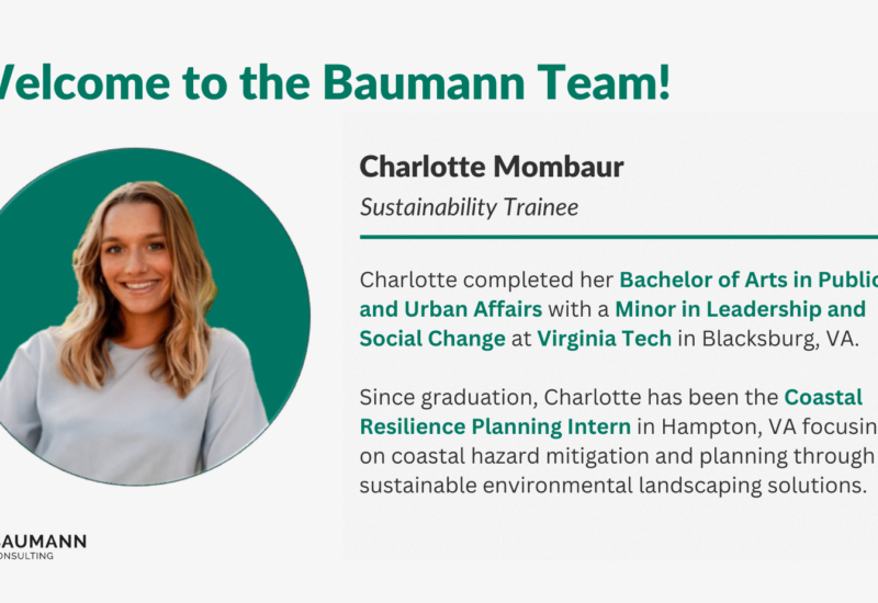 Charlotte Mombaur Sustainability Trainee