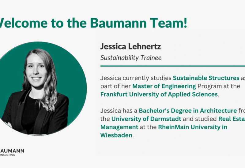 Jessica Lehnertz Sustainability Trainee