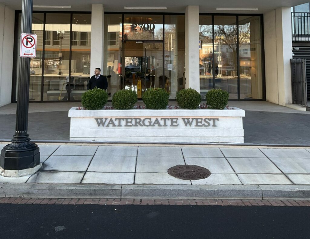 Watergate West Entrance Washington, DC